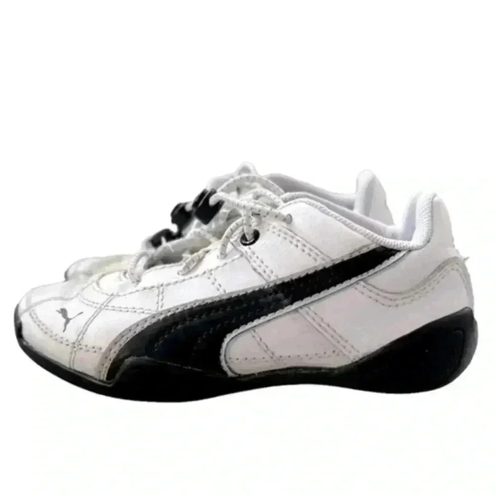 Puma leather kids shoes size 11.5